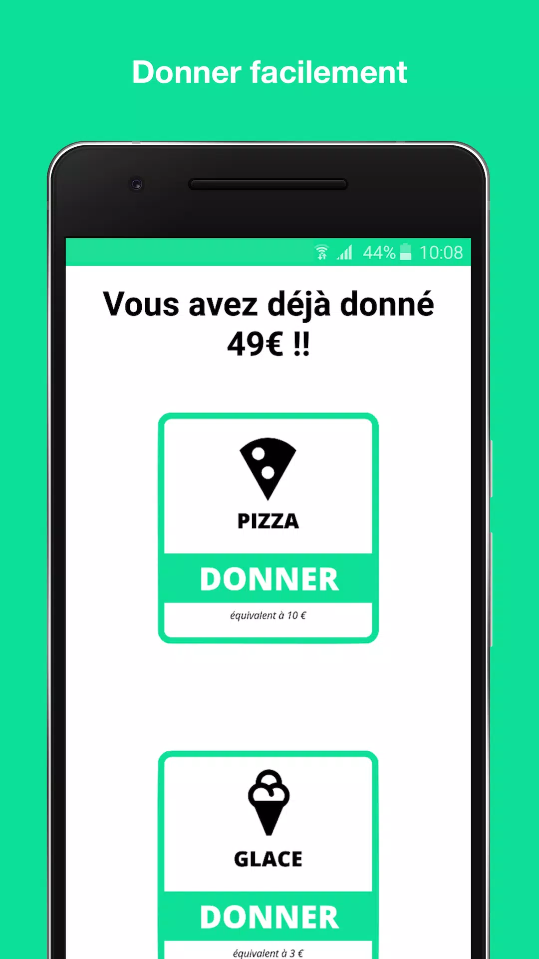 Capture d'écran 1 de GIVE food
